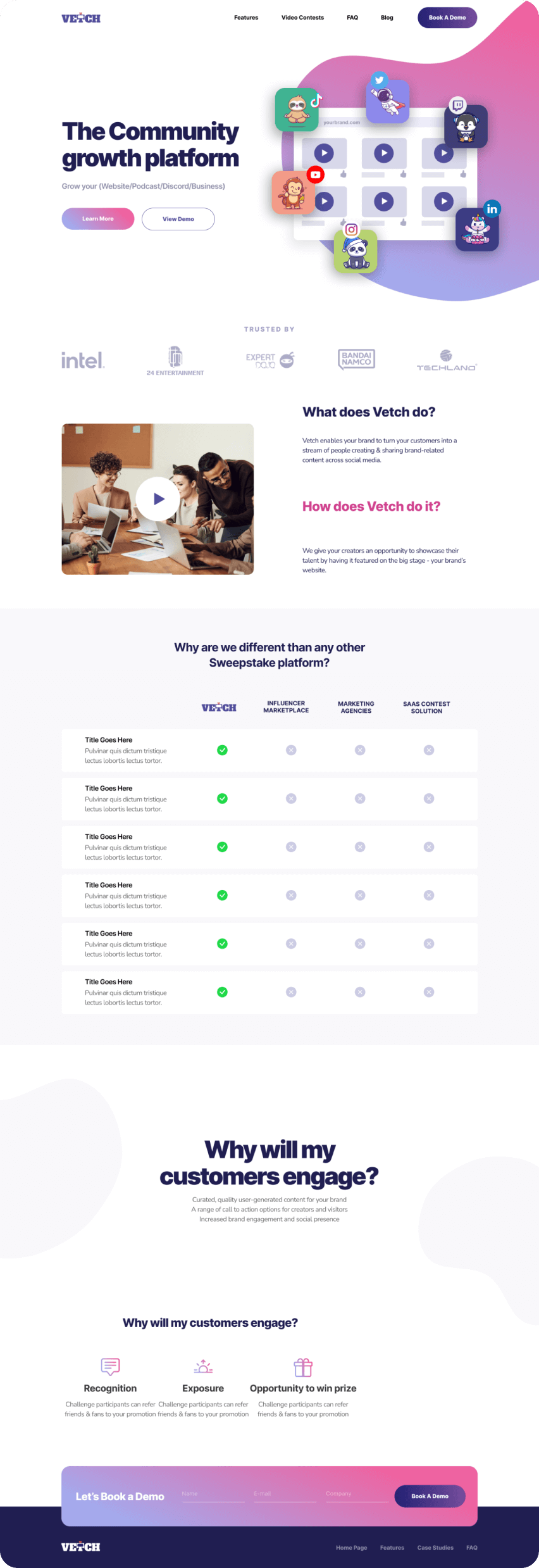 VETCH ( Landing Page )