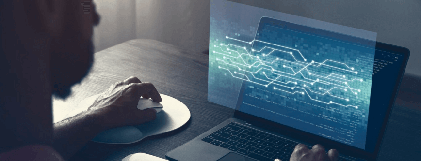 image of a man using laptop