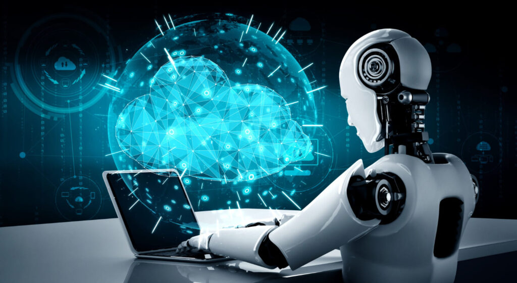 ai robot working